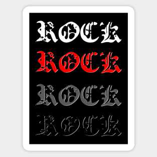 Rock music Sticker